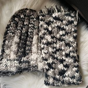 Scarf and hat